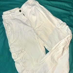 VINTAGE WHITE CARGO PANTS